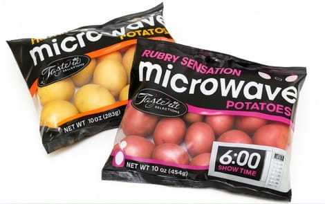 Tasteful Selections specialty potatoes in microwave packaging